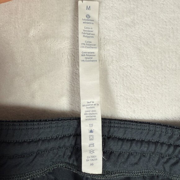 Lululemon Athletica Jogger Men Size M Elastic Waist Drawstring Slash Zip Pockets - Picture 9 of 12